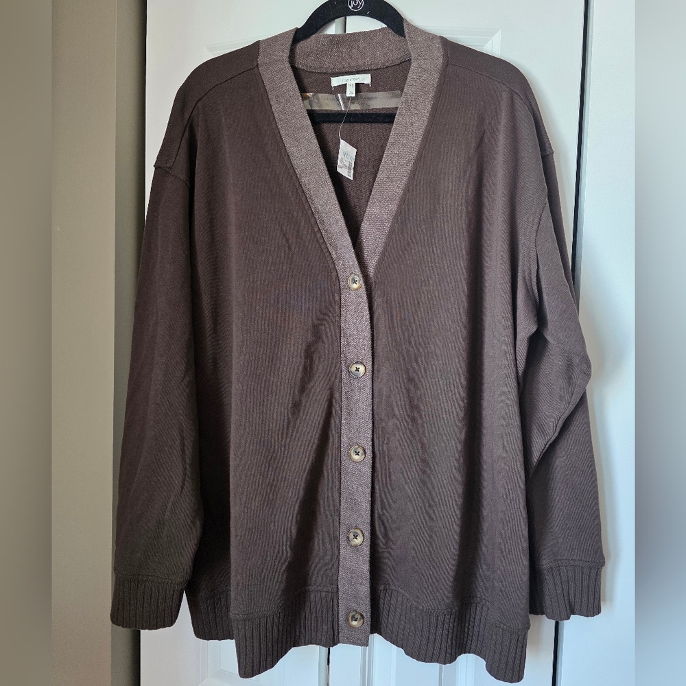 NWT Maurices Brown Cardigan